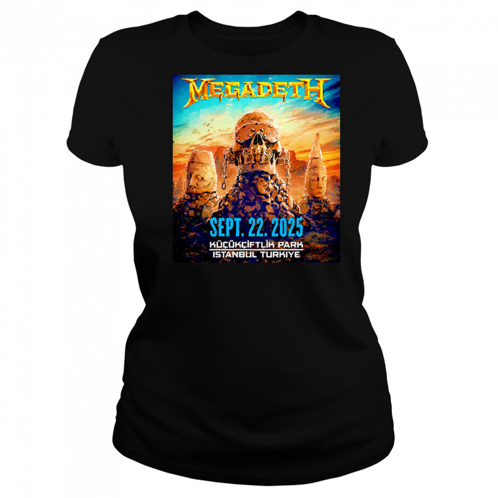 Megadeth To Perform In Istanbul 2025 shirt Women's T-shirt