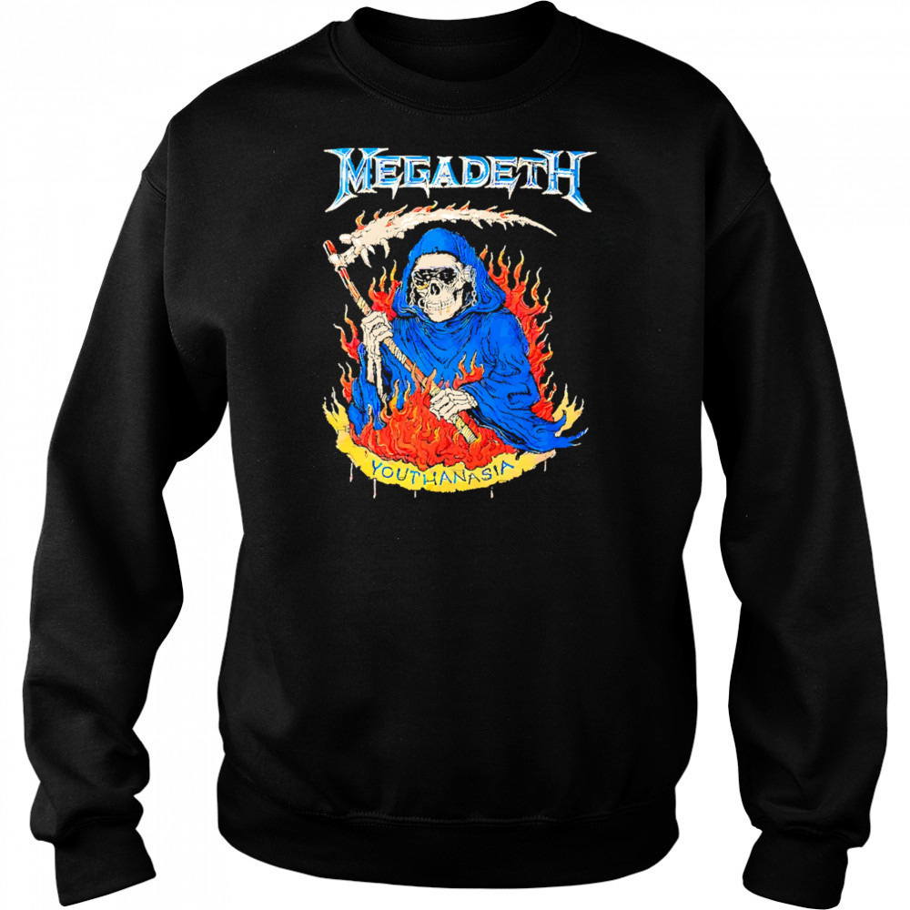 Megadeth Youthanasia Grim Reaper shirt Hoodie