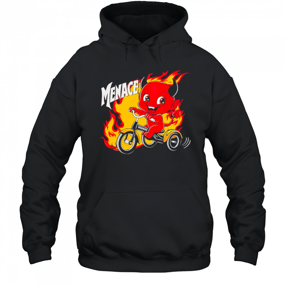 Menace Little Devils Ride A Bike Burning shirt Hoodie