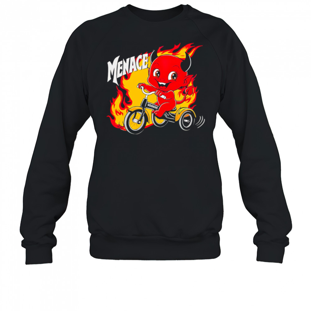 Menace Little Devils Ride A Bike Burning shirt Sweatshirt