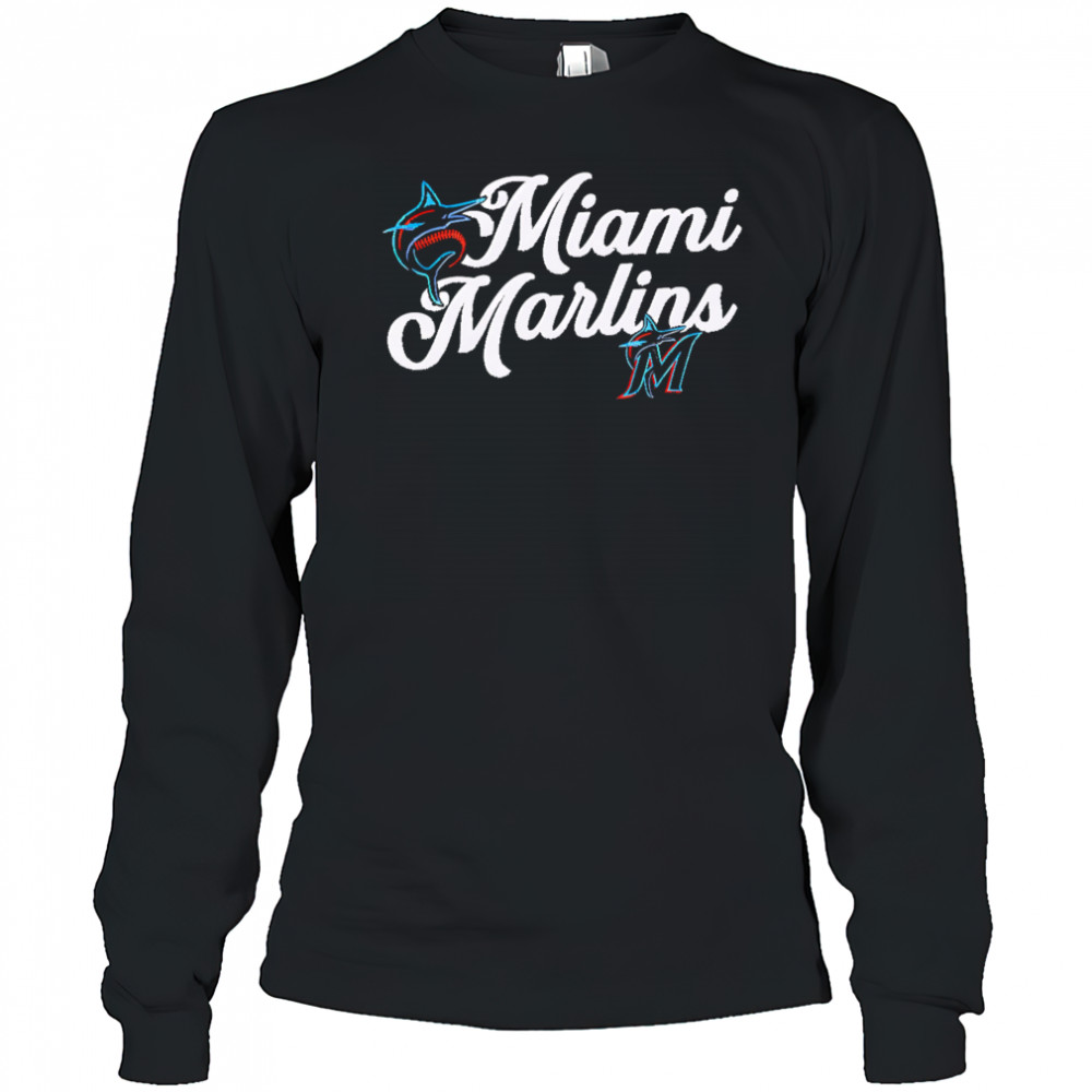 Miami Marlins Black Souvenir shirt Long Sleeved