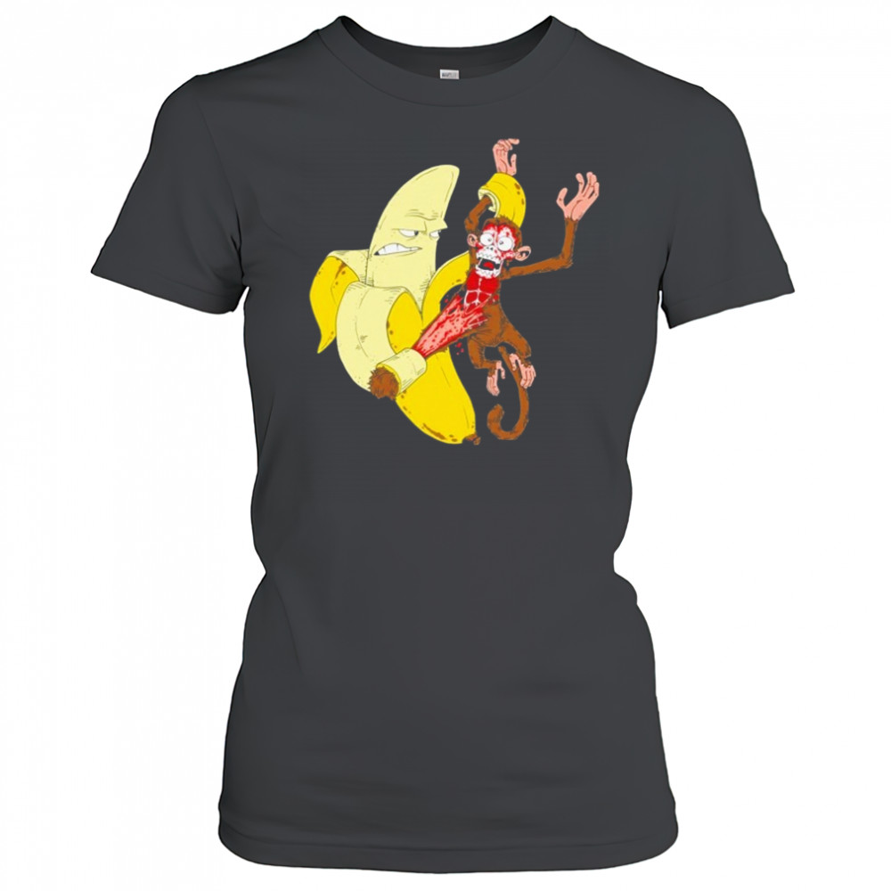 Monkey Peel Banana T-shirt Women's T-shirt