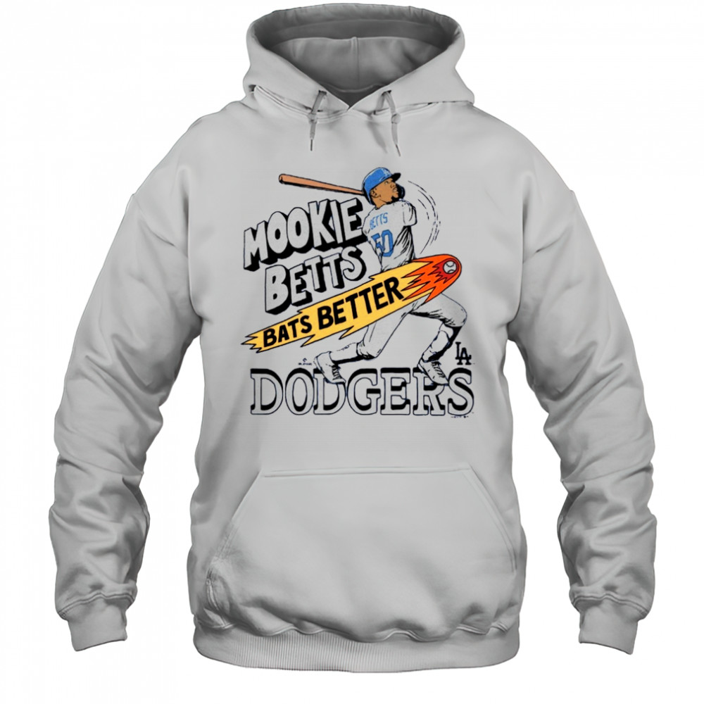 Mookie Betts Los Angeles Dodgers MLB Bats Better Graphic Player t-shirt Hoodie