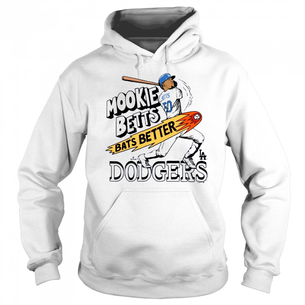Mookie Betts Los Angeles Dodgers MLB Bats Better Graphic Player t-shirt Sweatshirt