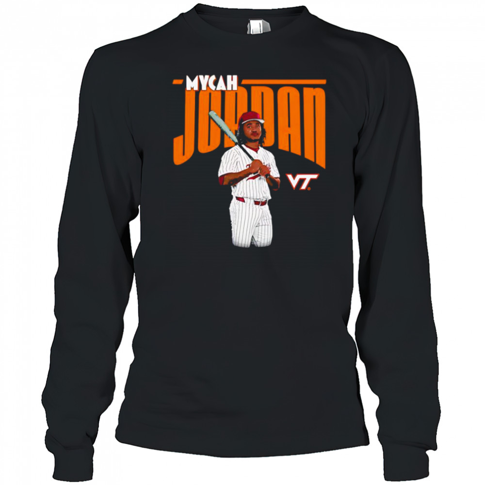 Mycah Jordan Virginia Tech cartoon shirt Long Sleeved