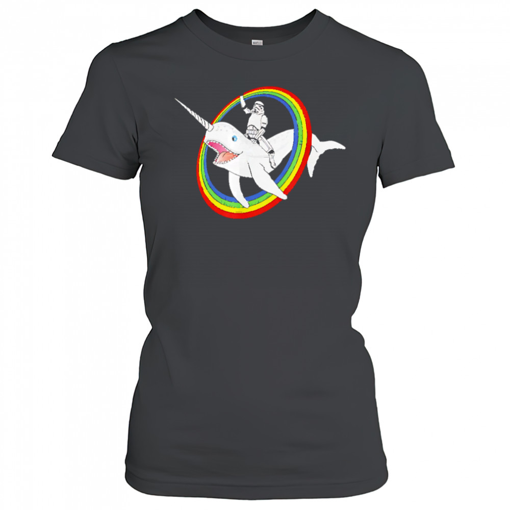 Narwhal Rainbow Stormtrooper shirt Women's T-shirt