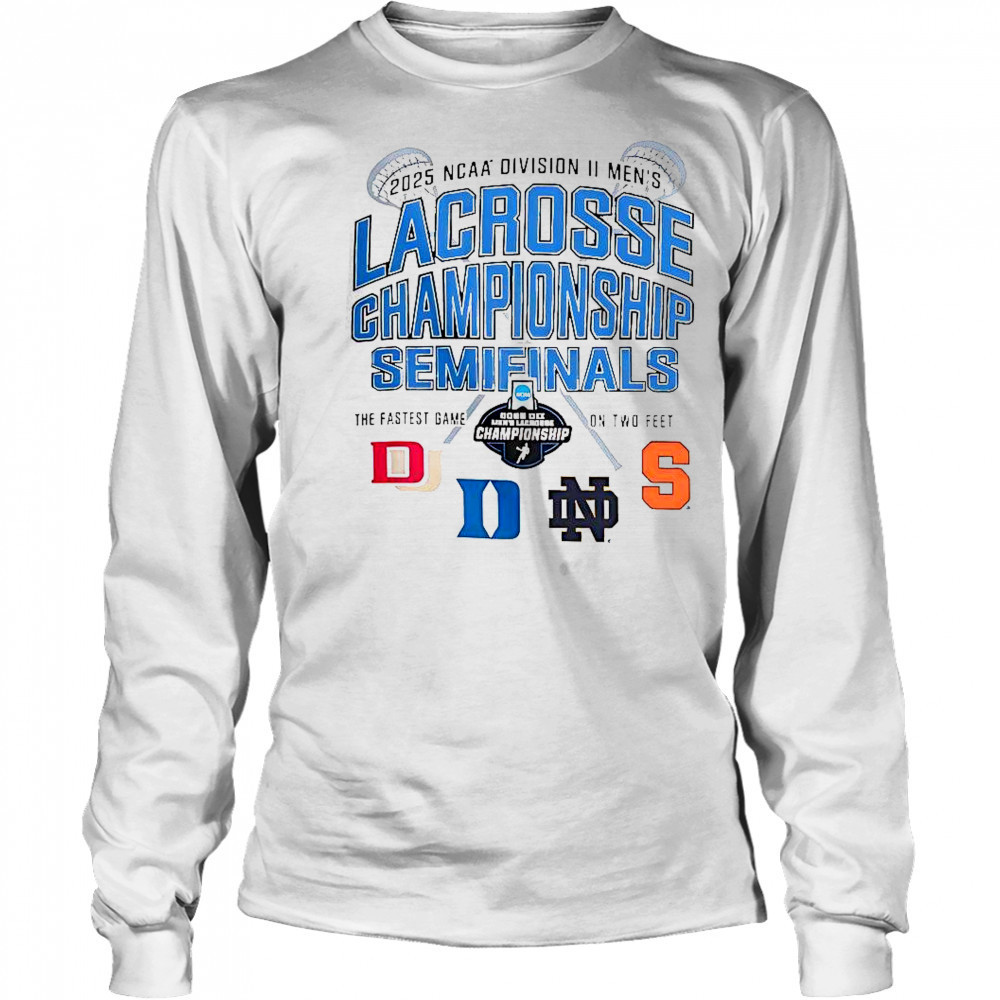 NCAA Division II Men’s Lacrosse Championship Semifinals 2025 T-Shirt Long Sleeved