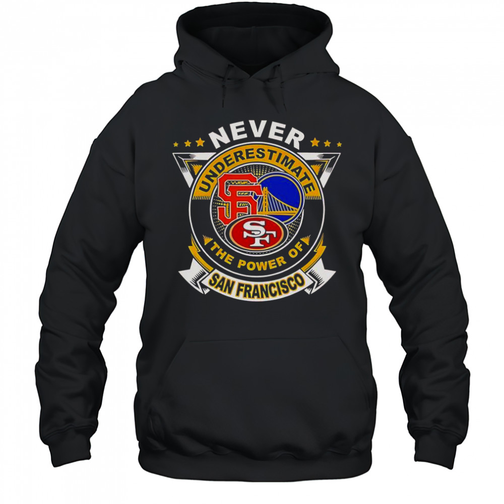 Never Underestimate The Power Of San Francisco Sports T-Shirt Hoodie