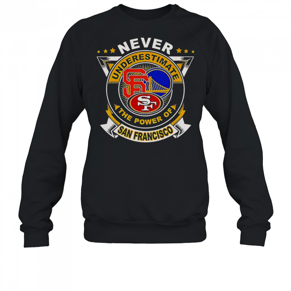 Never Underestimate The Power Of San Francisco Sports T-Shirt Sweatshirt