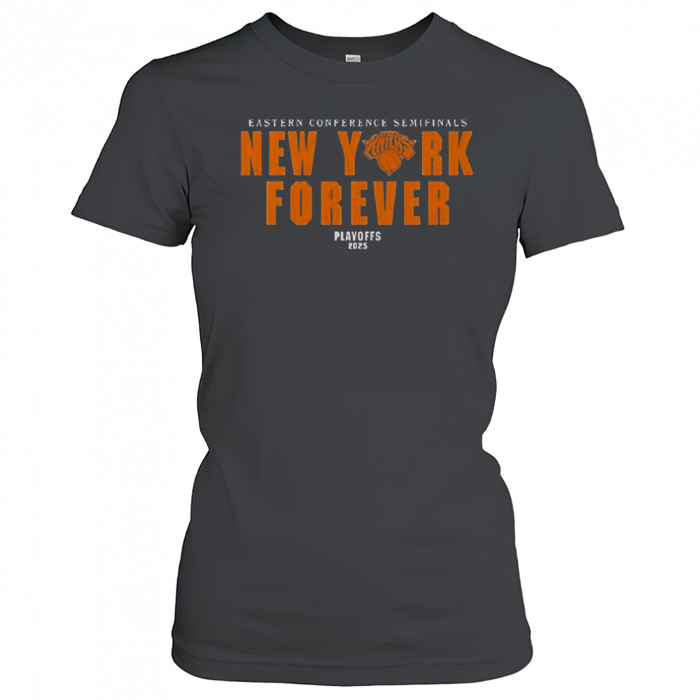 New York Forever Playoffs 2025 Knicks Eastern Conference Semifinals T-Shirt Women's T-shirt