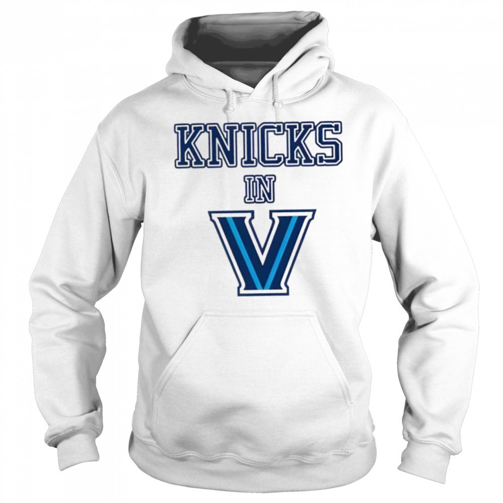 New York Knicks in Villanova Wildcats V logo shirt Sweatshirt