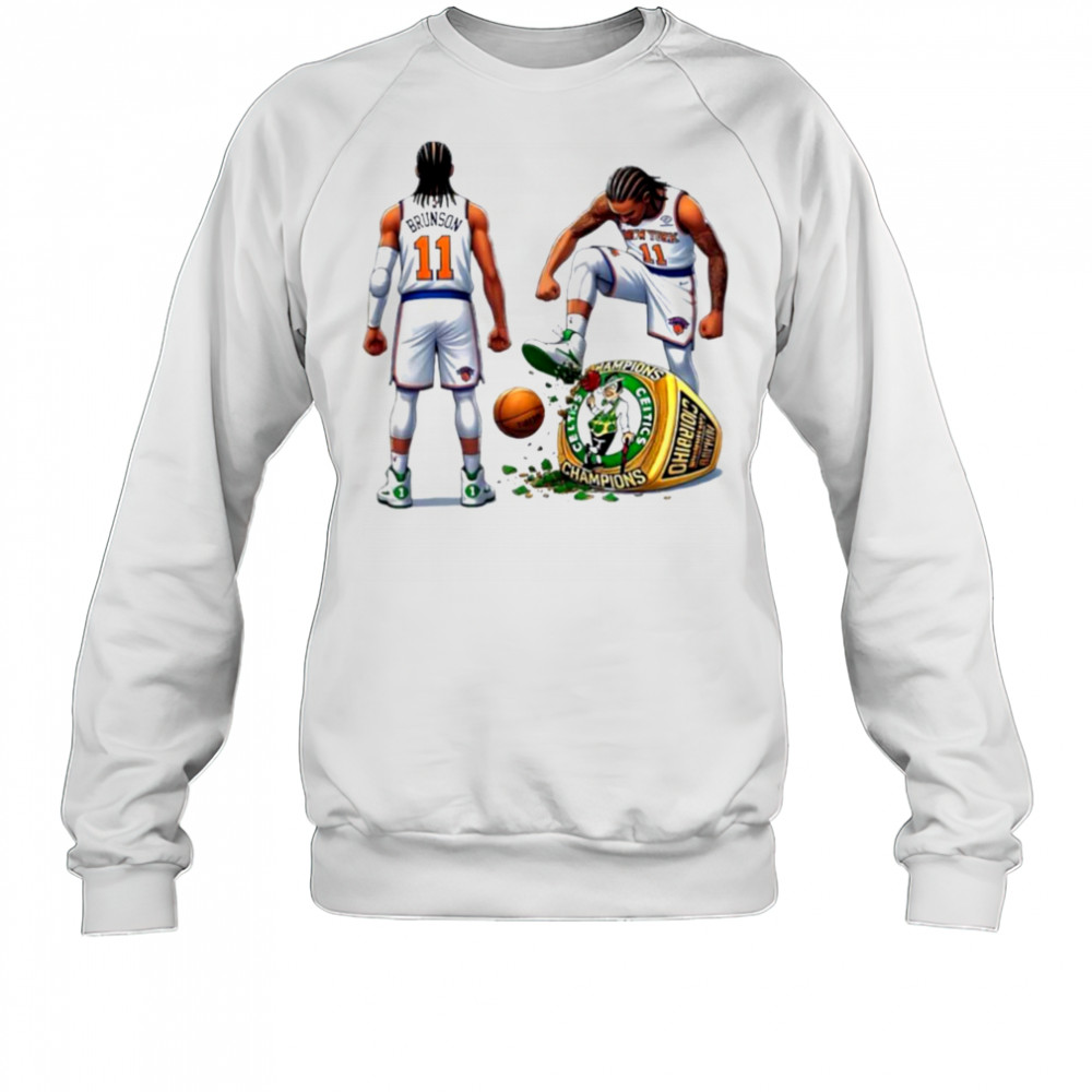 New York Knicks trample Boston Celtics NBA Playoffs 2025 shirt Sweatshirt