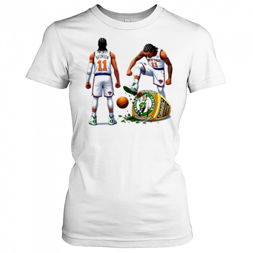New York Knicks trample Boston Celtics NBA Playoffs 2025 shirt Women's T-shirt