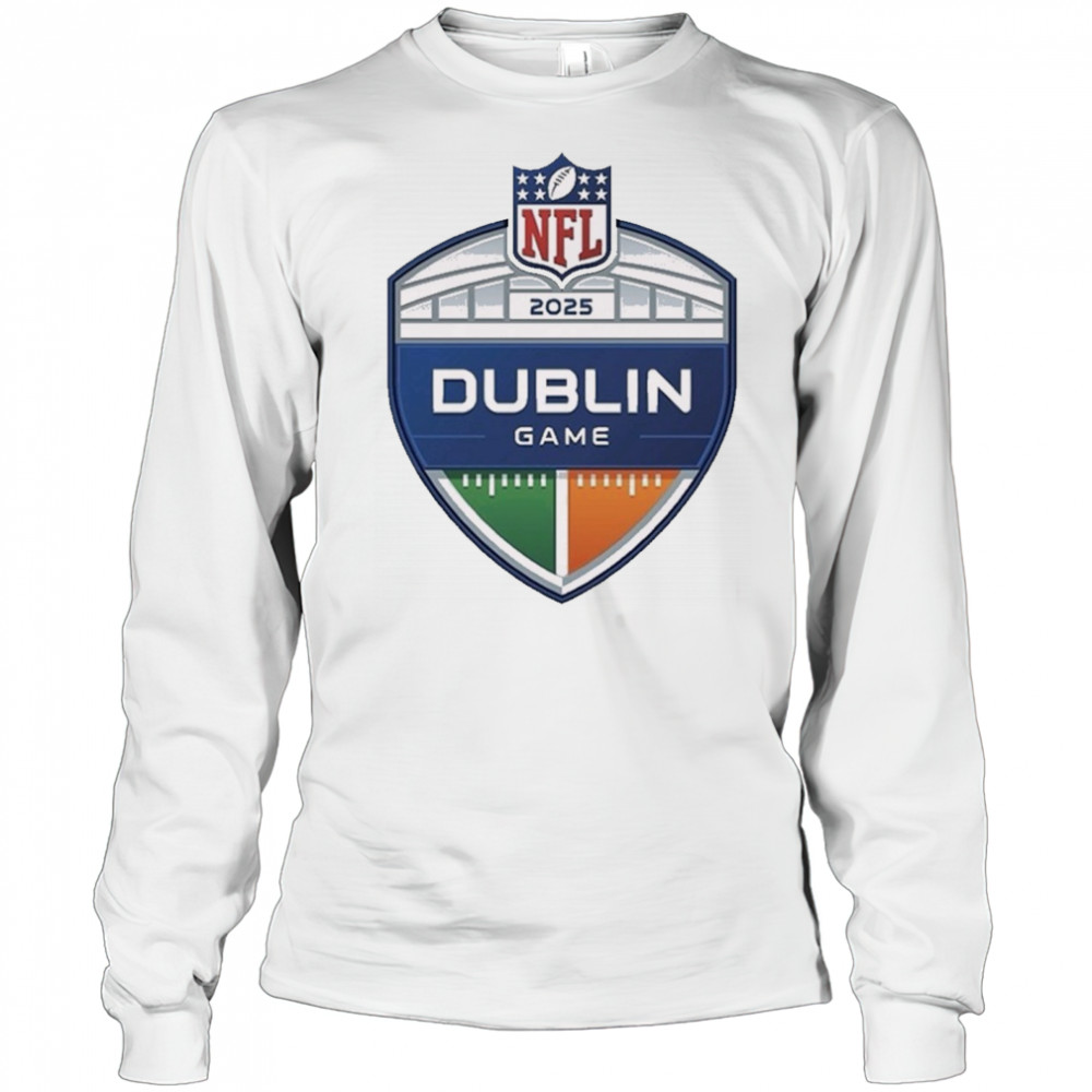 NFL Dublin Game In 2025 Logo t-shirt Long Sleeved