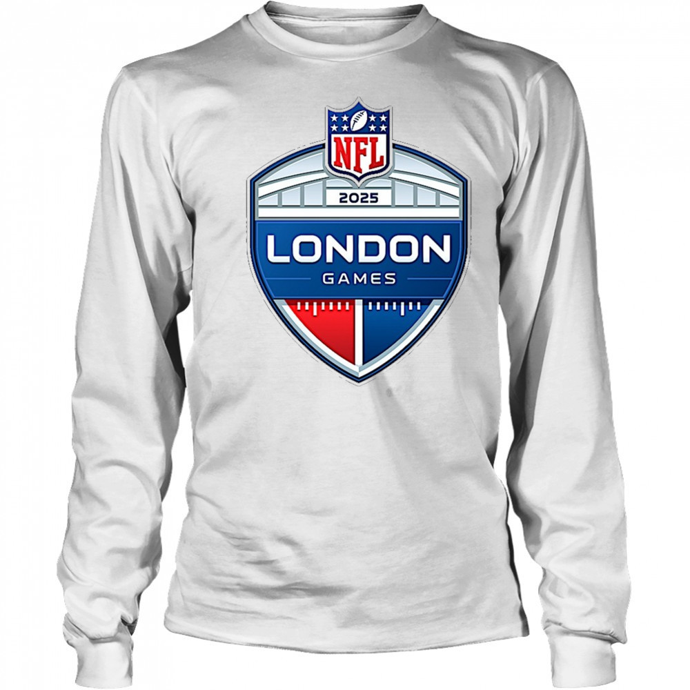 NFL London Game In 2025 Logo t-shirt Long Sleeved