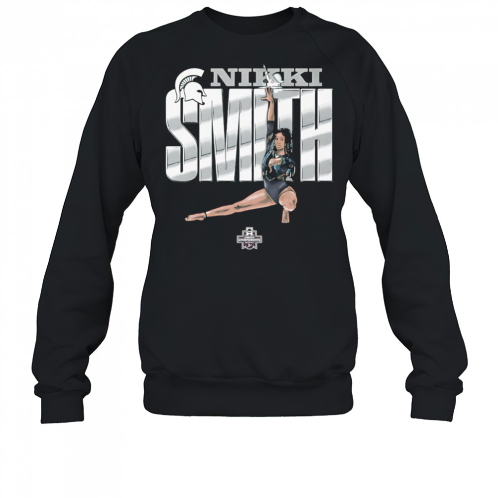 Nikki Smith Michigan State gymnastics cartoon shirt Sweatshirt