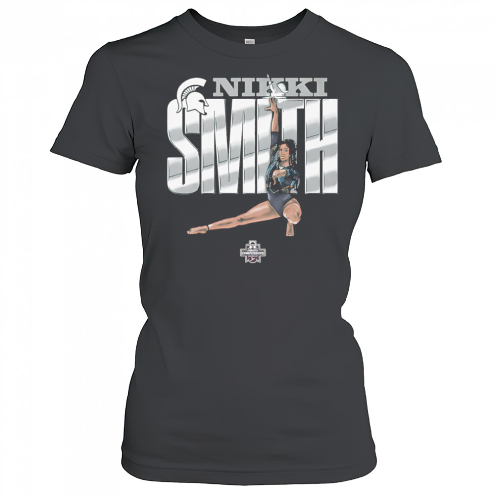 Nikki Smith Michigan State gymnastics cartoon shirt Women's T-shirt