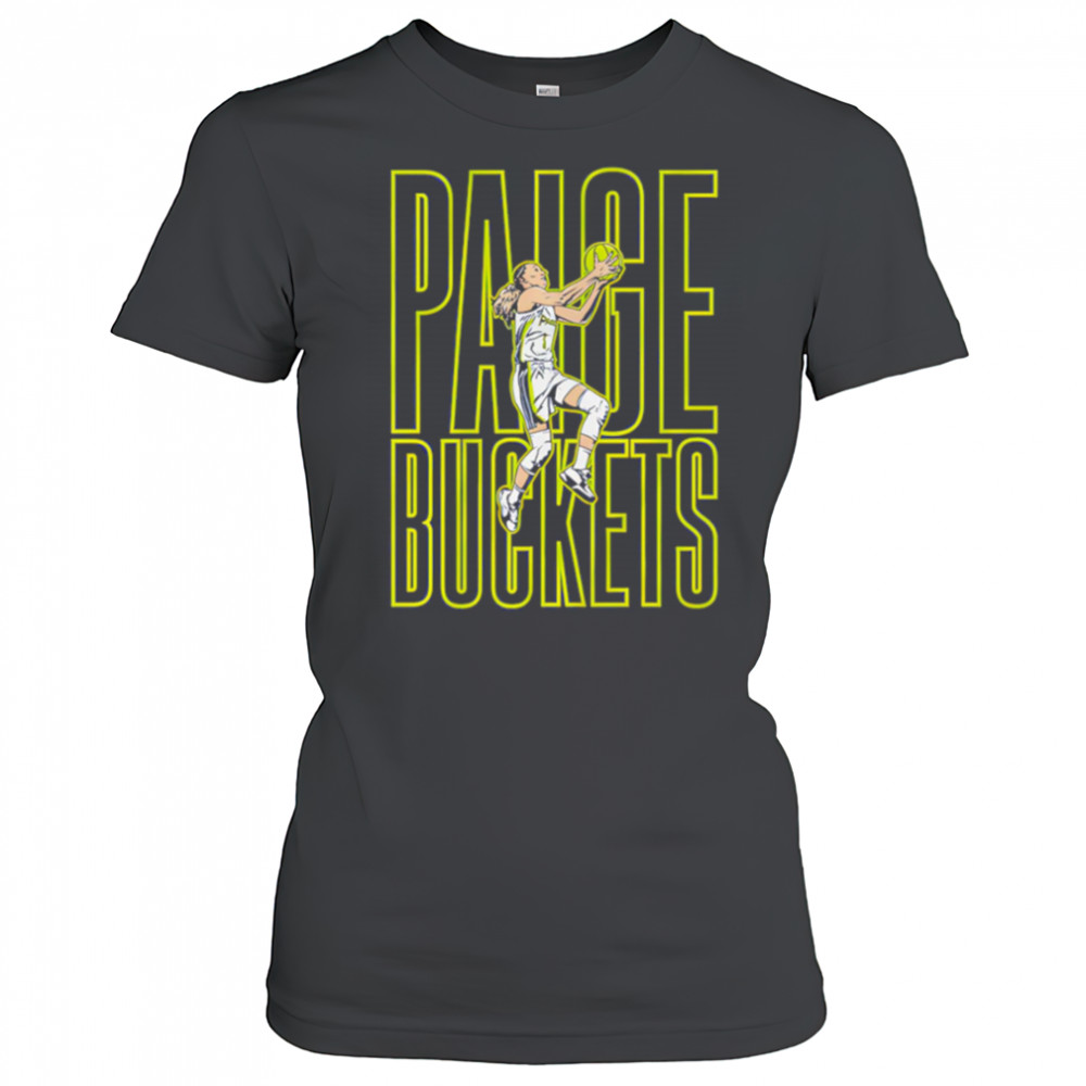 Paige Bueckers Buckets action Dallas shirt Women's T-shirt
