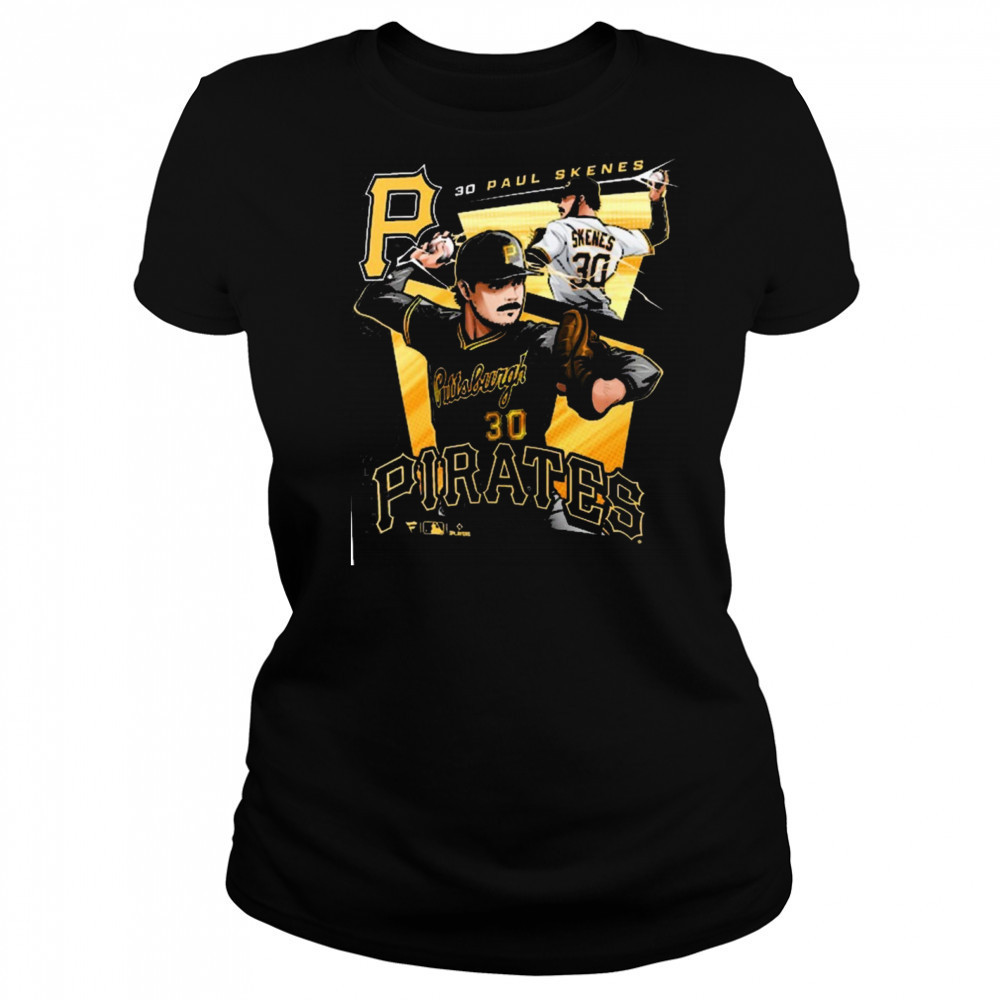 Paul Skenes 30 Pittsburgh Pirates MLB Anime Player t-shirt Women's T-shirt