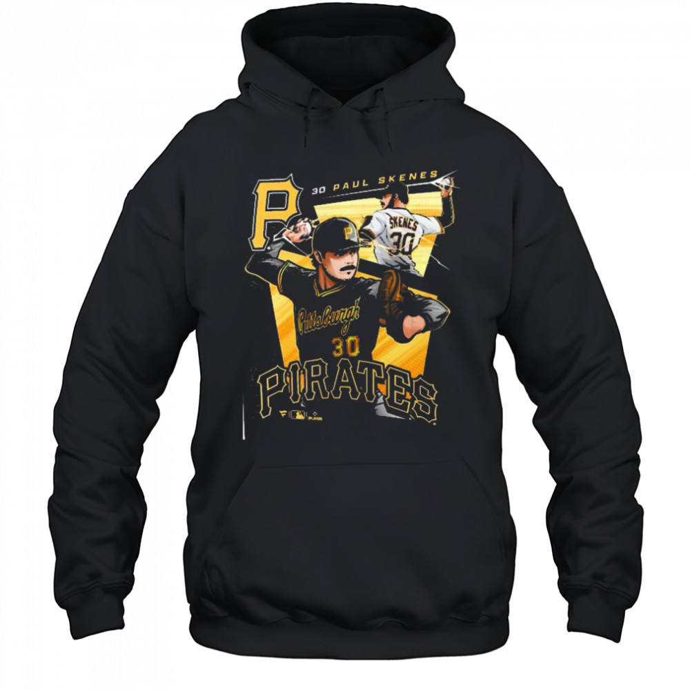 Paul Skenes 30 Pittsburgh Pirates MLB Anime Player t-shirt Hoodie