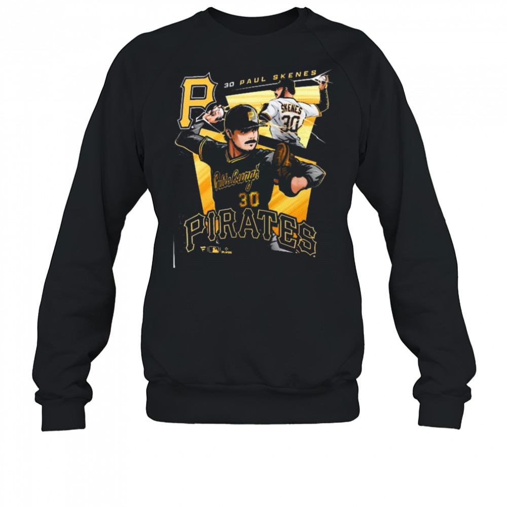 Paul Skenes 30 Pittsburgh Pirates MLB Anime Player t-shirt Sweatshirt
