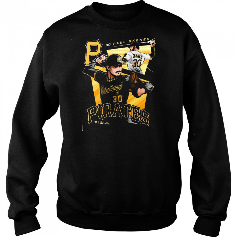 Paul Skenes 30 Pittsburgh Pirates MLB Anime Player t-shirt Hoodie