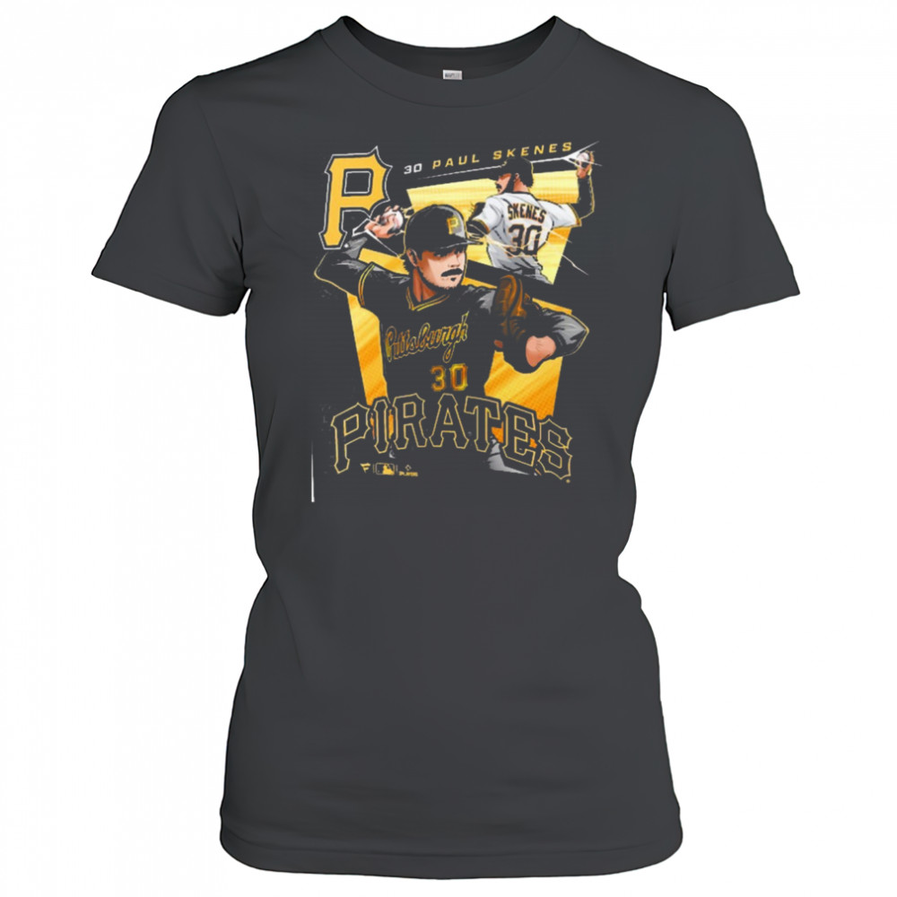 Paul Skenes 30 Pittsburgh Pirates MLB Anime Player t-shirt Women's T-shirt