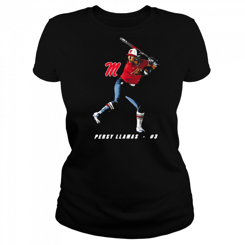 Persy Llamas Ole Miss portrait shirt Women's T-shirt