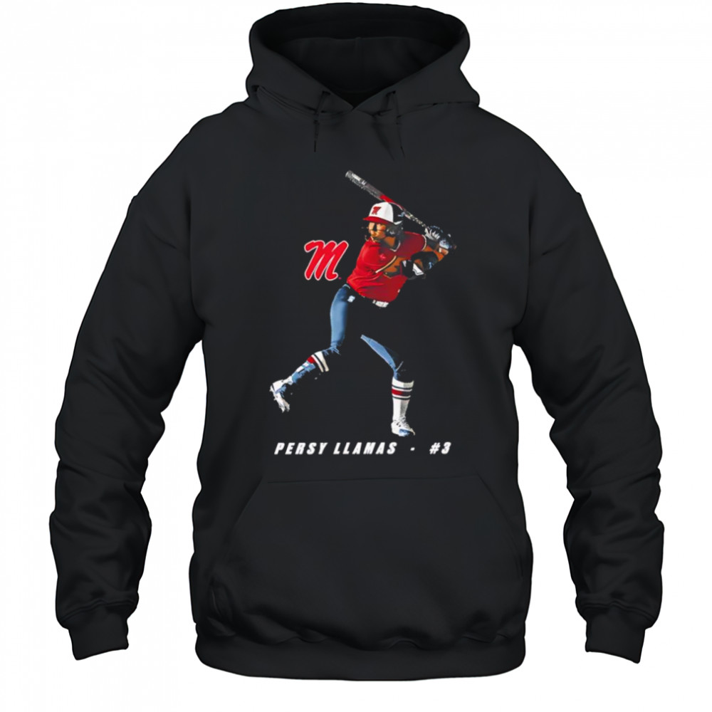 Persy Llamas Ole Miss portrait shirt Hoodie