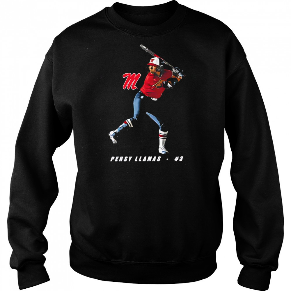 Persy Llamas Ole Miss portrait shirt Hoodie