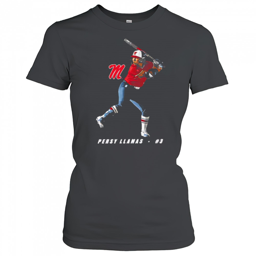 Persy Llamas Ole Miss portrait shirt Women's T-shirt