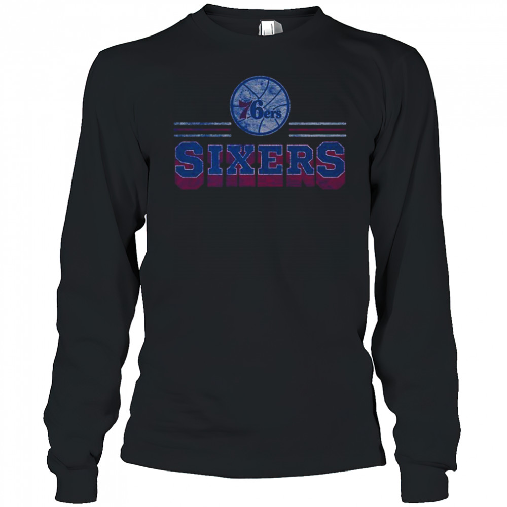 Philadelphia 76ers Fan Banner T-Shirt Long Sleeved