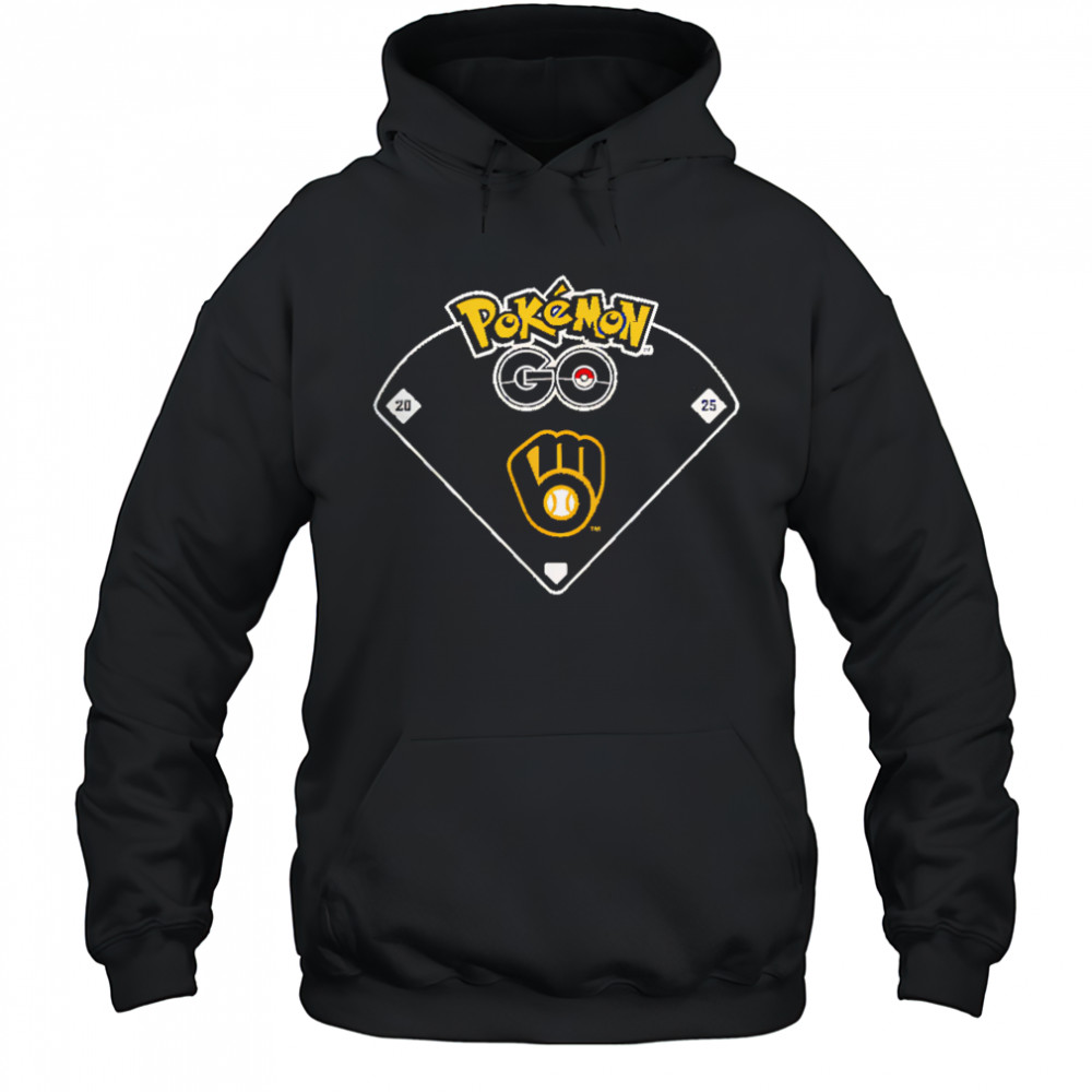 Pokemon Go Milwaukee Brewers 2025 shirt Hoodie