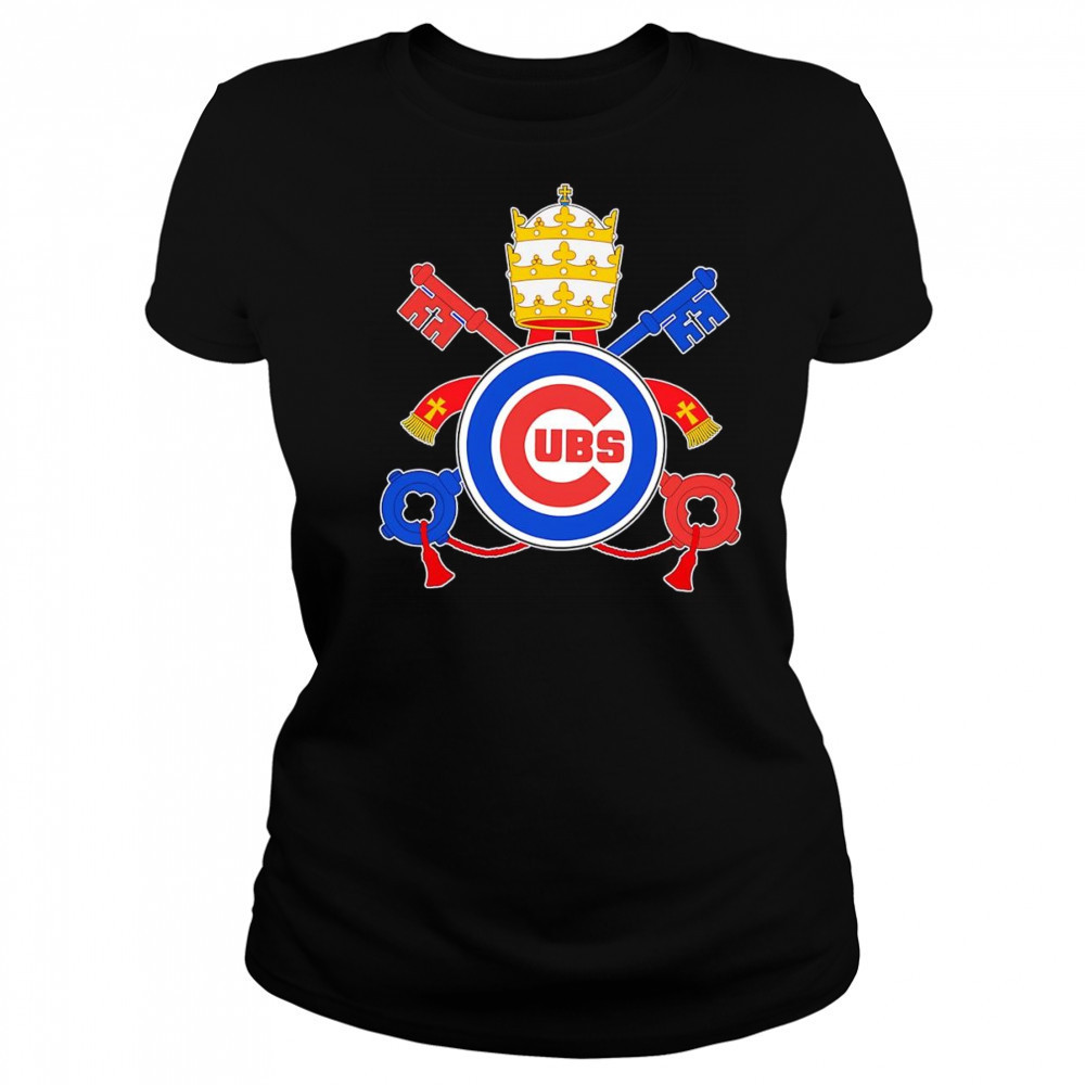 Pope Leo XIV Chicago Cubs logo shirt Women's T-shirt