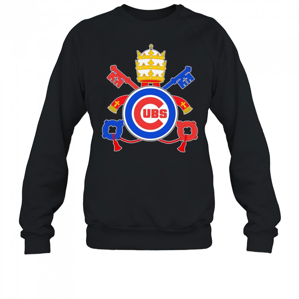 Pope Leo XIV Chicago Cubs logo shirt Sweatshirt