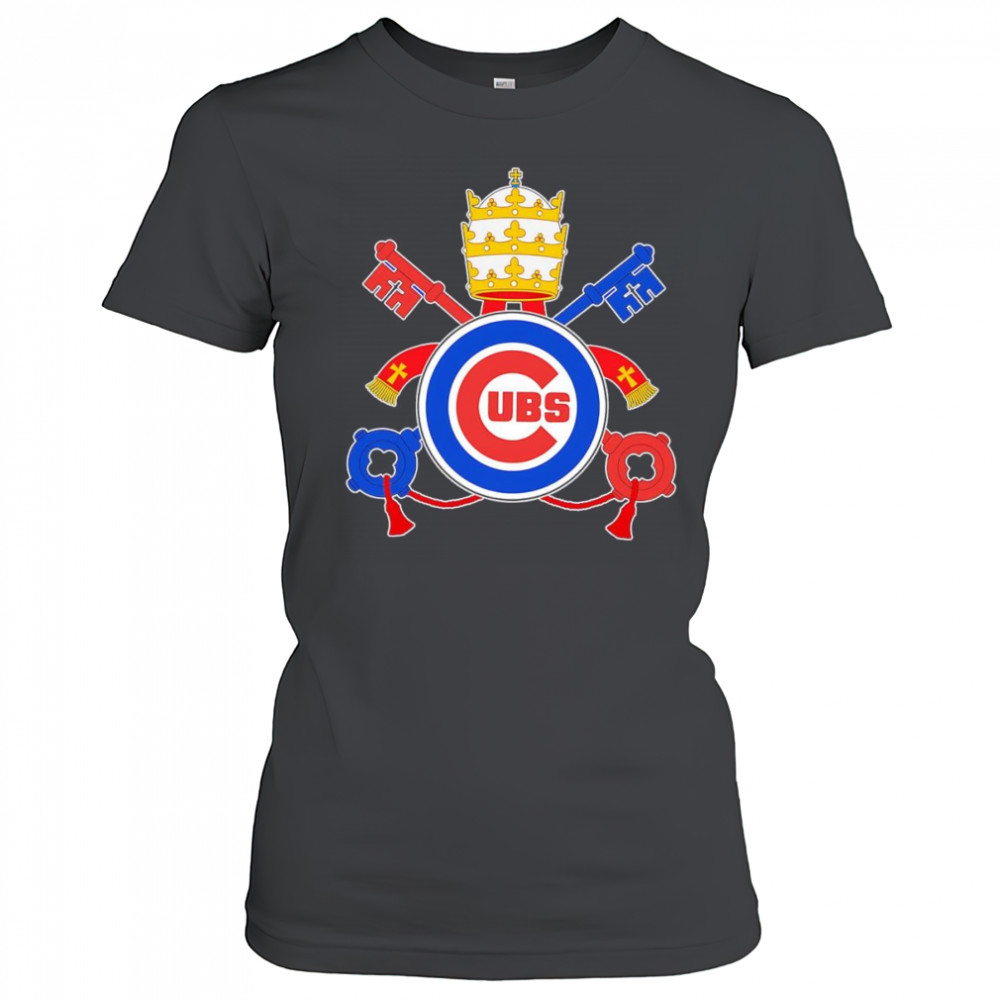 Pope Leo XIV Chicago Cubs logo shirt Women's T-shirt