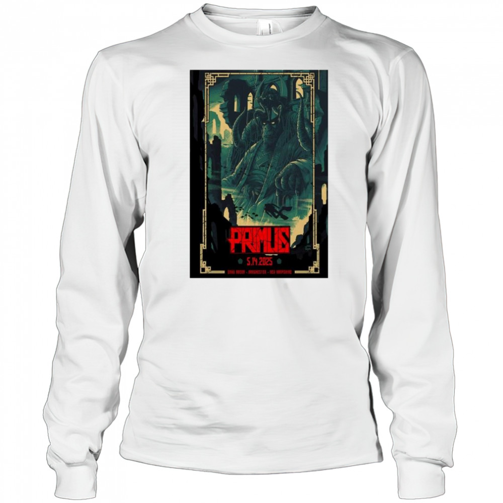 Primus SNHU Arena Manchester NH May 14 2025 Show t-shirt Long Sleeved
