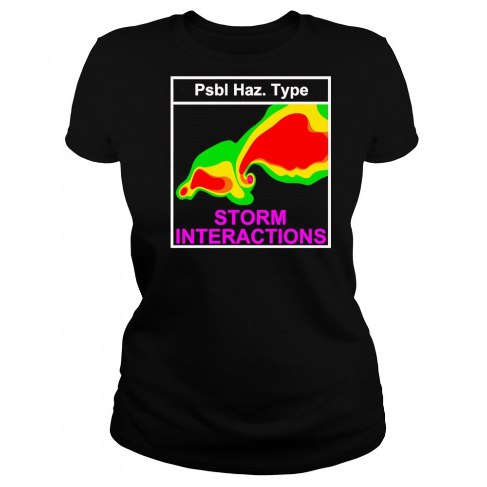 Psbl Haz Type Storm Interactions shirt Women's T-shirt