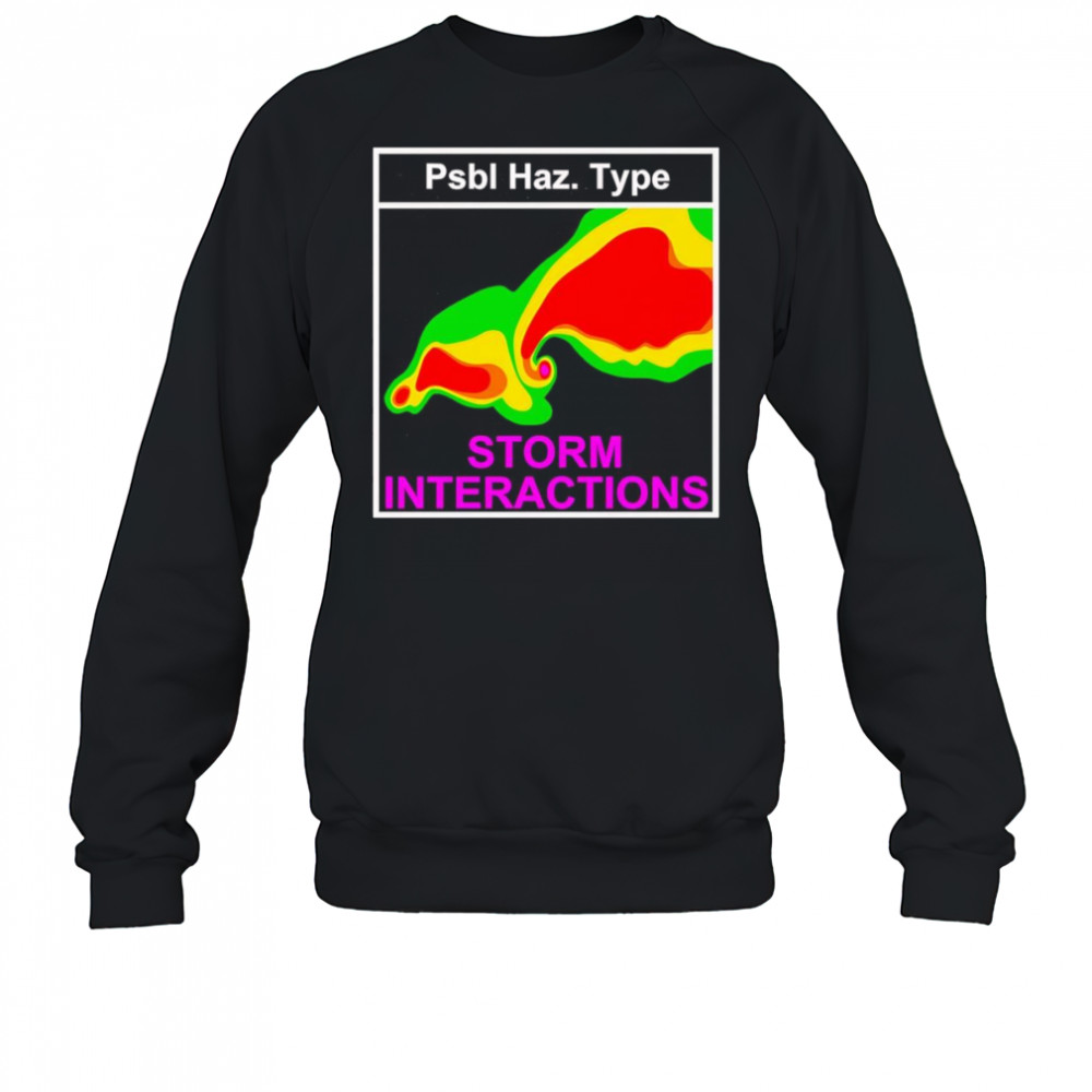 Psbl Haz Type Storm Interactions shirt Sweatshirt