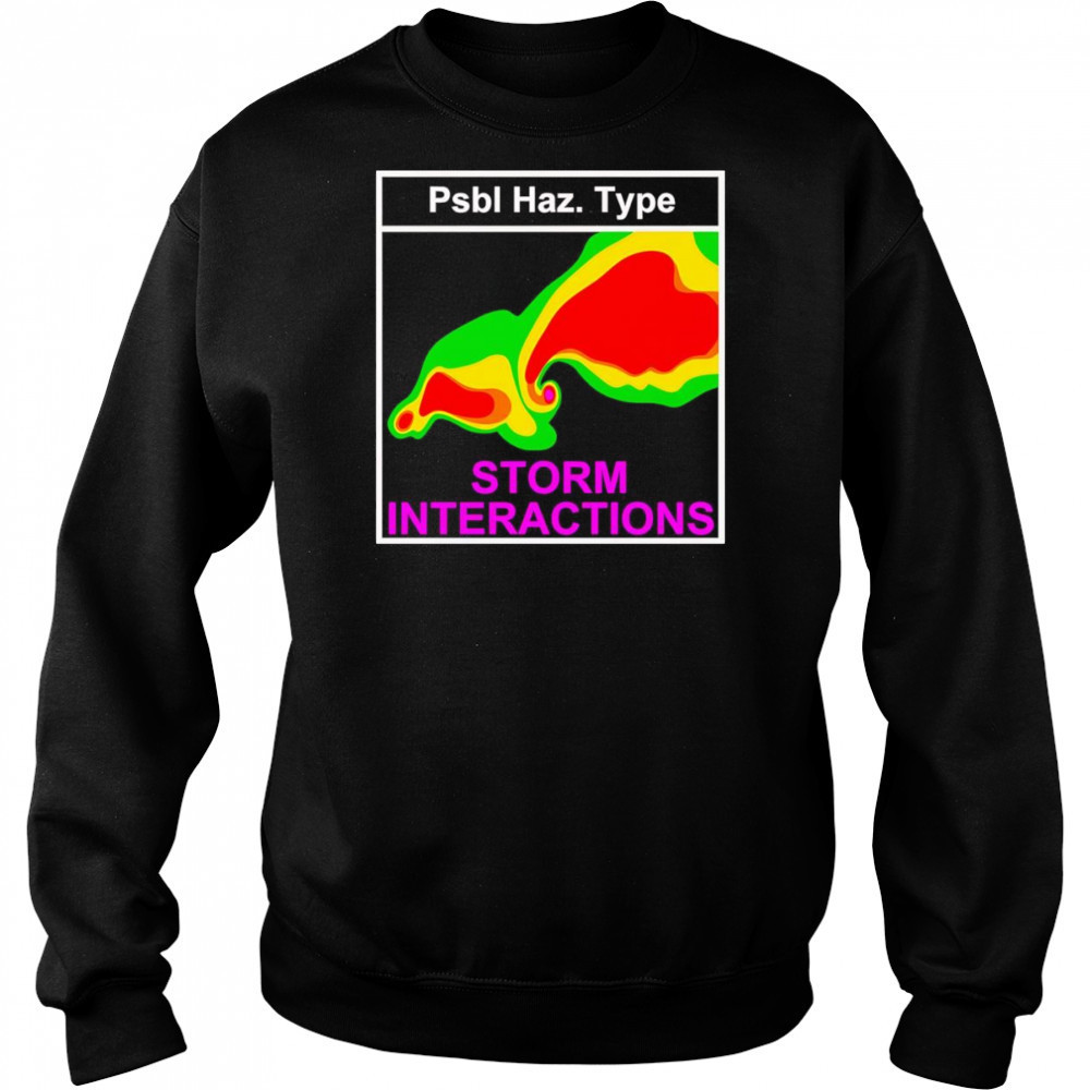 Psbl Haz Type Storm Interactions shirt Hoodie