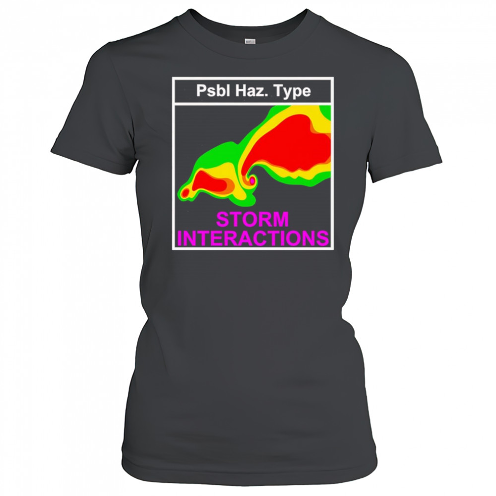 Psbl Haz Type Storm Interactions shirt Women's T-shirt