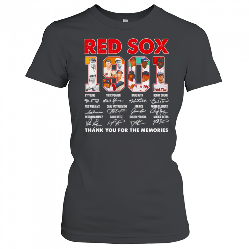 Red Sox 1901 thank you for the memories shirt Women's T-shirt