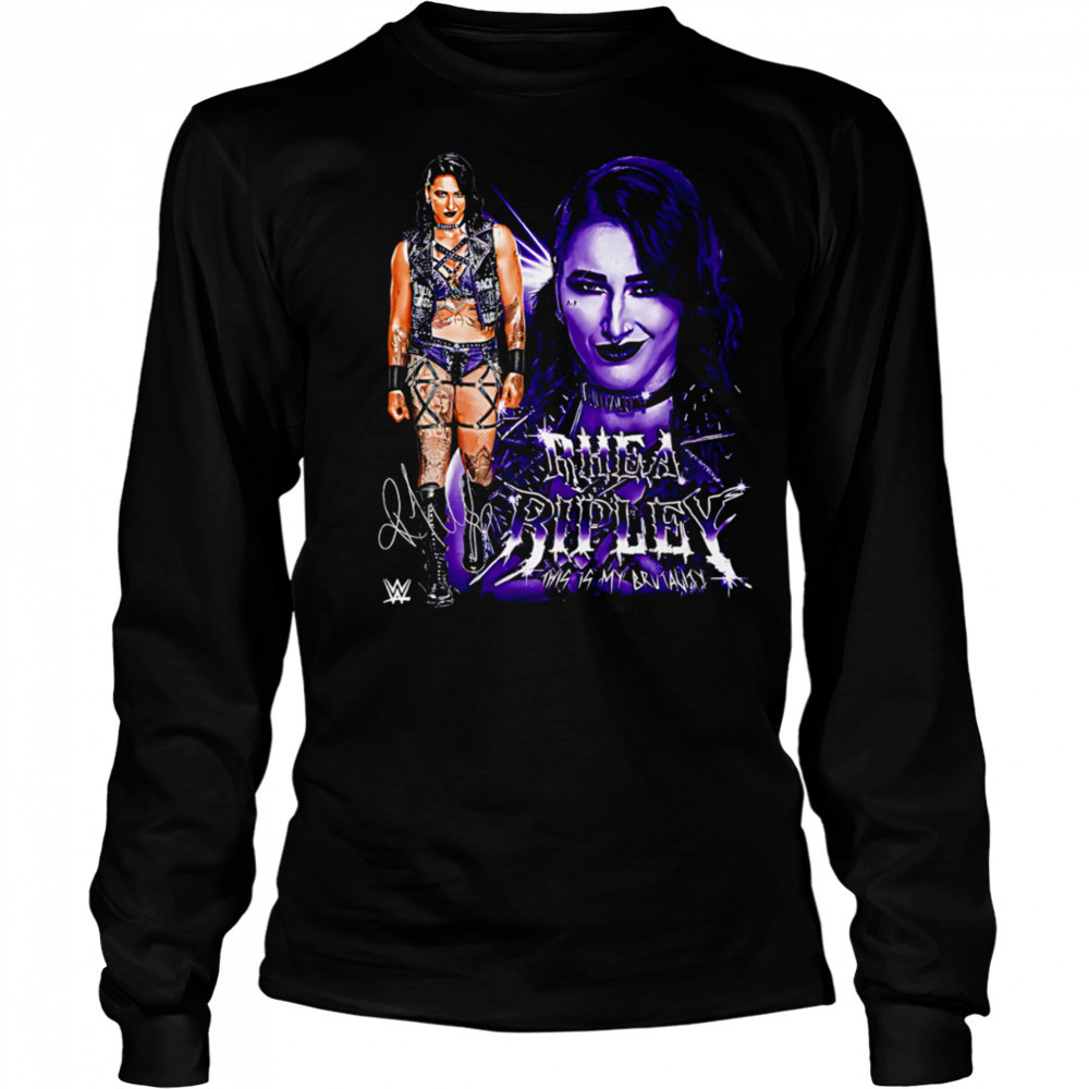 Rhea Ripley this is my brutality vintage shirt Long Sleeved