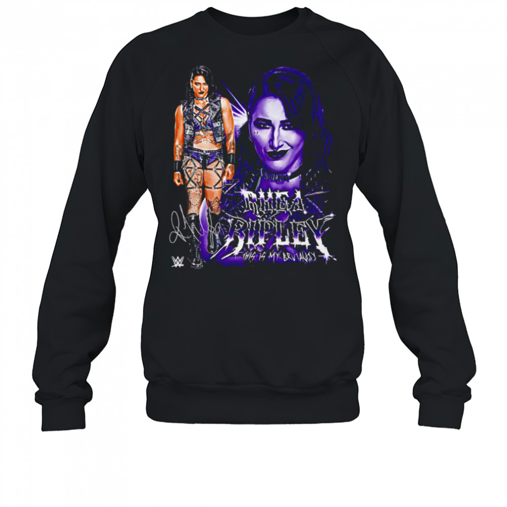 Rhea Ripley this is my brutality vintage shirt Sweatshirt