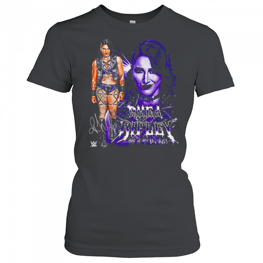 Rhea Ripley this is my brutality vintage shirt Women's T-shirt