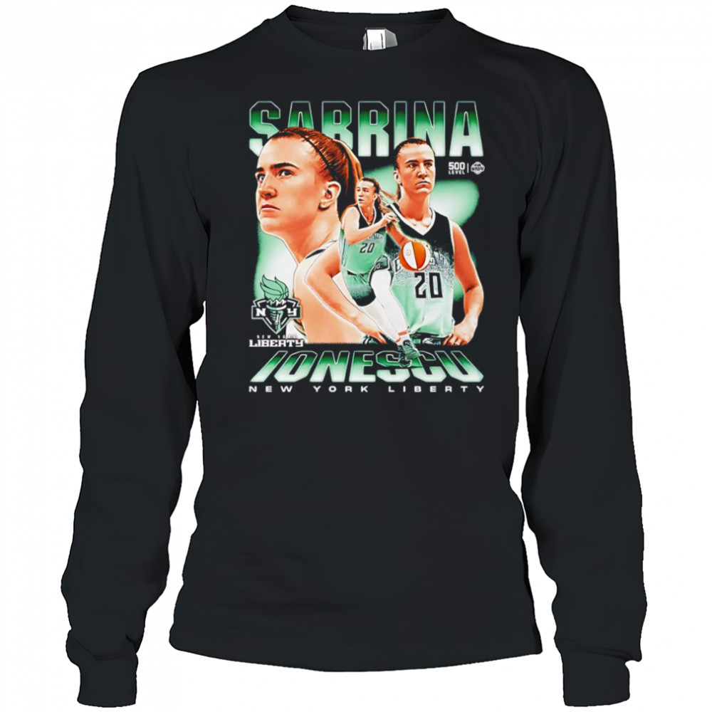 Sabrina Ionescu New York Liberty vintage shirt Long Sleeved