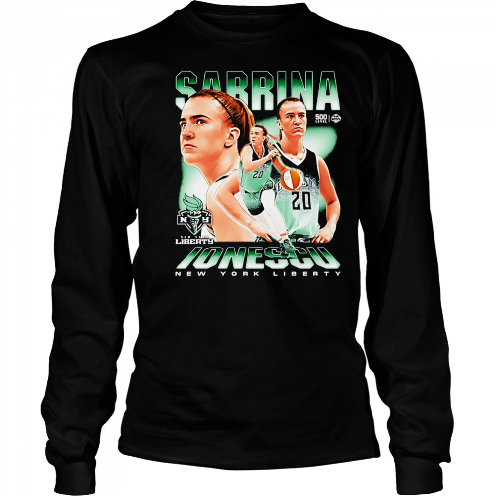 Sabrina Ionescu New York Liberty vintage shirt Long Sleeved