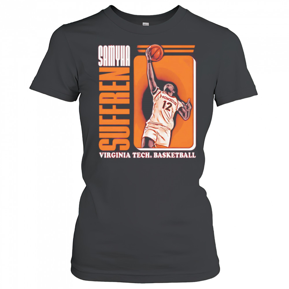 Samyha Suffren Virginia Tech basketball signature shirt Women's T-shirt