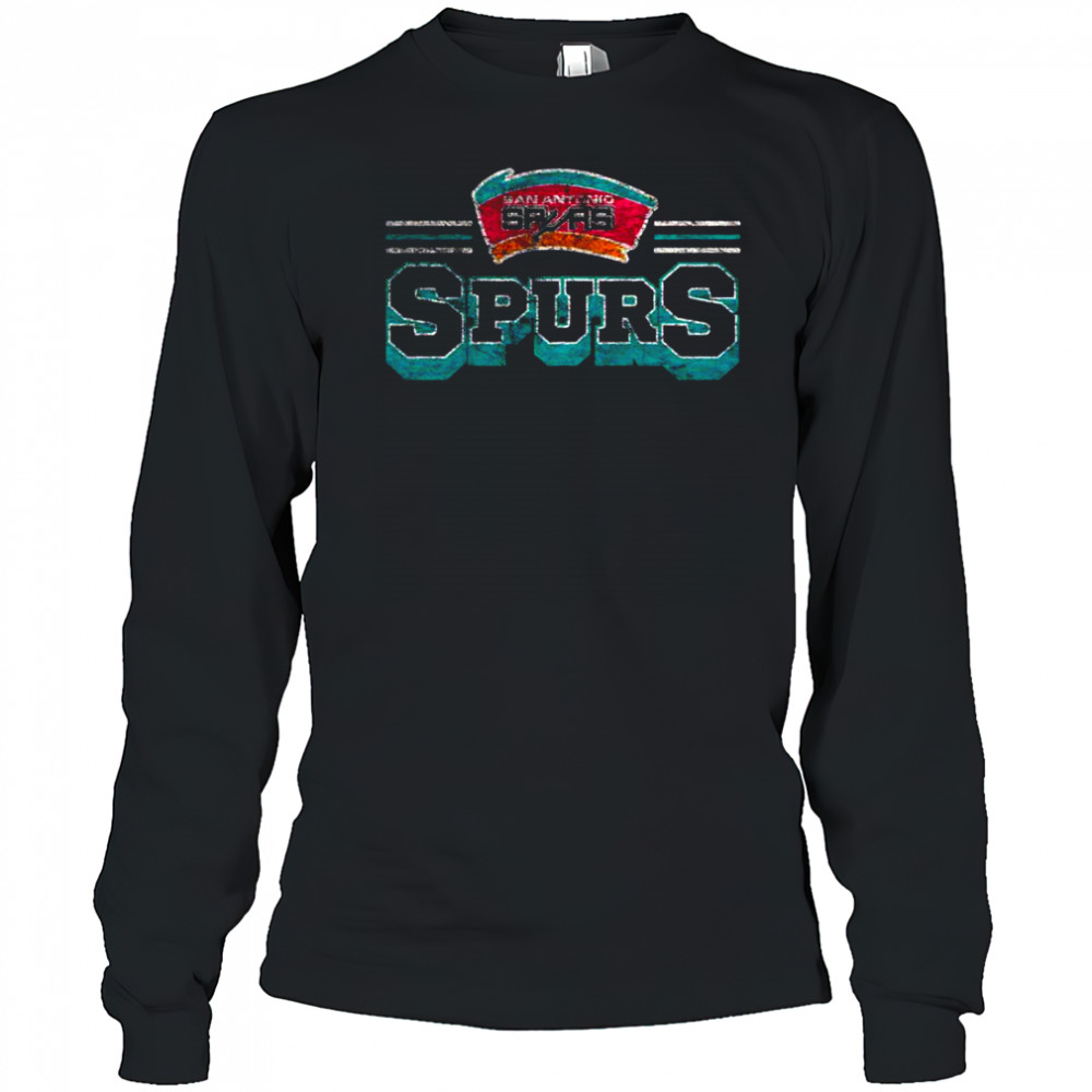 San Antonio Spurs Fan Banner T-Shirt Long Sleeved