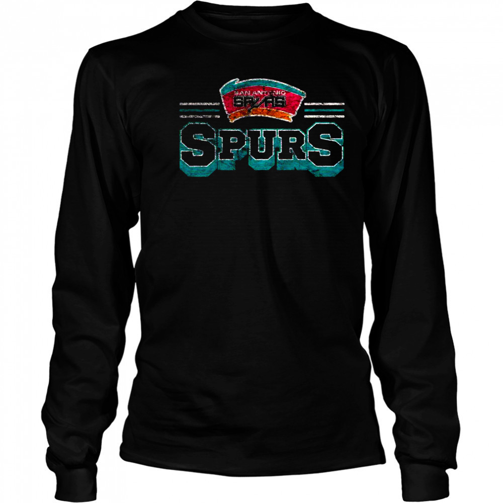 San Antonio Spurs Fan Banner T-Shirt Long Sleeved
